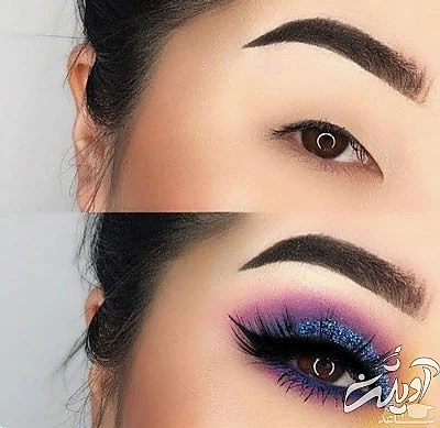 آرایش چشم پف دار